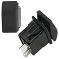 thumbnail image 2 of Switch Rocker Switch (On)-Off-(On) 12V 20A 30A Rectangular Spdt Momentary Vibration Waterproof Automotive Applications, 2 of 7