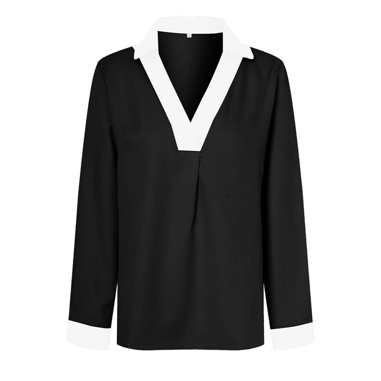 Elegant Color Block Contrast O Neck Long Sleeve Two Pieces Elegant Color Block Contrast O Neck Long Sleeve Two Pieces