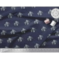 thumbnail image 2 of Soimoi Tissu en Crêpe de Polyester Imprimé Floral par Yard 42 Pouces de Large, 2 of 3