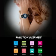 SKMEI Digital Watch, 50M Waterproof Led Watches For Ages 5-13 Sports, LED Light