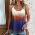 thumbnail image 2 of DeHolifer Womens Summer Tank Tops Eyelet Square Neck Sleeveless Shirts Casual Dressy Tunics Basic Tee Going Out Blouses Multicolor 2XL, 2 of 6