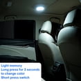 thumbnail image 3 of Color de la luz de la luz Cambio de la lámpara de control táctil Universal Ajustable Iluminación portátil Atmósfera de emergencia con cinta adhesiva Azul Blanco Eigraketly HA009666-01B, 3 of 6