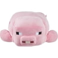 thumbnail image 2 of Peluche Mattel Minecraft con forma de cerdo de peluche, 30 cm, coleccionable, 2 of 6