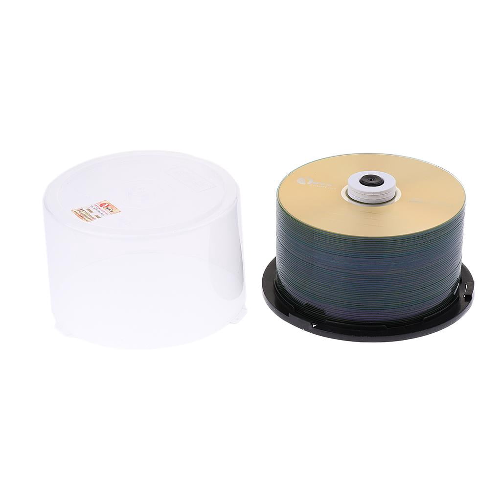 LeeQinersw 50Pcs 52X CD-R Blank Spindle Recordable Discs CDs 700M/80MIN For Audio Video New