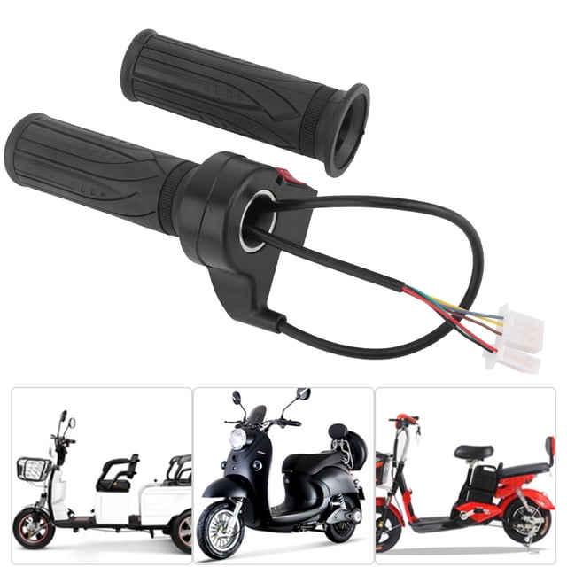 Empuñadura del Acelerador ANGGREK para Bicicleta Eléctrica par de 22 Mm 3 Velocidades