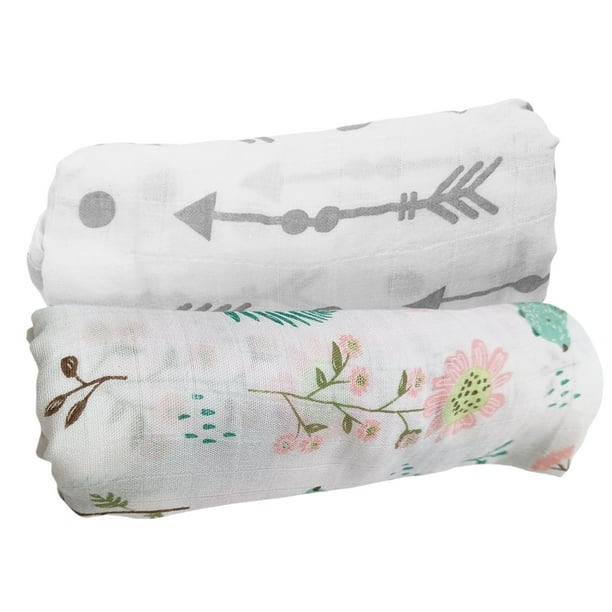 Set de 2 Sabanas Muselinas para Bebe Suave Trasnpirable
