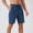 Blue, variant on Chiccall Mens Soft Sweat Shorts Summer Lightweight Breathable Wicking Elastic Waist Drawstring Workout Running Shorts with Pockets