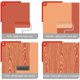 thumbnail image 4 of Rodillo de goma reutilizable con diseño de vetas de madera para pared y suelo., 4 of 5