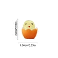 thumbnail image 3 of 5Pcs Easter Chick Figurines, CQCYD Easter Chick Figurines, Glow In The Dark Mini Plastic Chicks For Easter Egg Stuffers Basket Fillers Garden Decor Spring Party Favors, 3 of 9