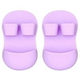 thumbnail image 2 of Silicone Face Scrubber Face Cleanser And Massager Brush Silicone Face Scrubber Exfoliating Brush Finger Face Scrubber Manual Face Scrubber For Exfoliating Deep Cleaning,Purple Makeup Brush, 2 of 9