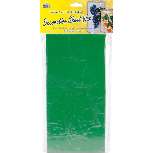 Decorative Wax Sheets 4"X8" 10/PkgChristmas