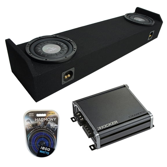 2006-2014 Honda Ridgeline Truck Harmony F104 Dual 10 Sub Box Enclosure & CXA8001