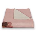 thumbnail image 3 of Creative Products Flower Skull 50 x 60 Coral Fleece Blanket, 3 of 3