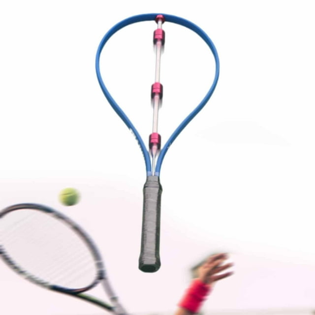 Raqueta de entrenamiento con acelerador de swing de tenis, profesional, portátil, para rotación corporal coordinada, para principiantes, para interior