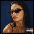 thumbnail image 4 of SA106 Womens Narrow Thin Cat Eye Plastic Gothic Retro Sunglasses / Tortoise Frame - Brown Lens, 4 of 8