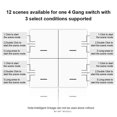 thumbnail image 5 of Graffiti Zigbee Scene Switch 4-Button Random Sticker 4-Button Scene Switch Support Home Assistant, 5 of 5