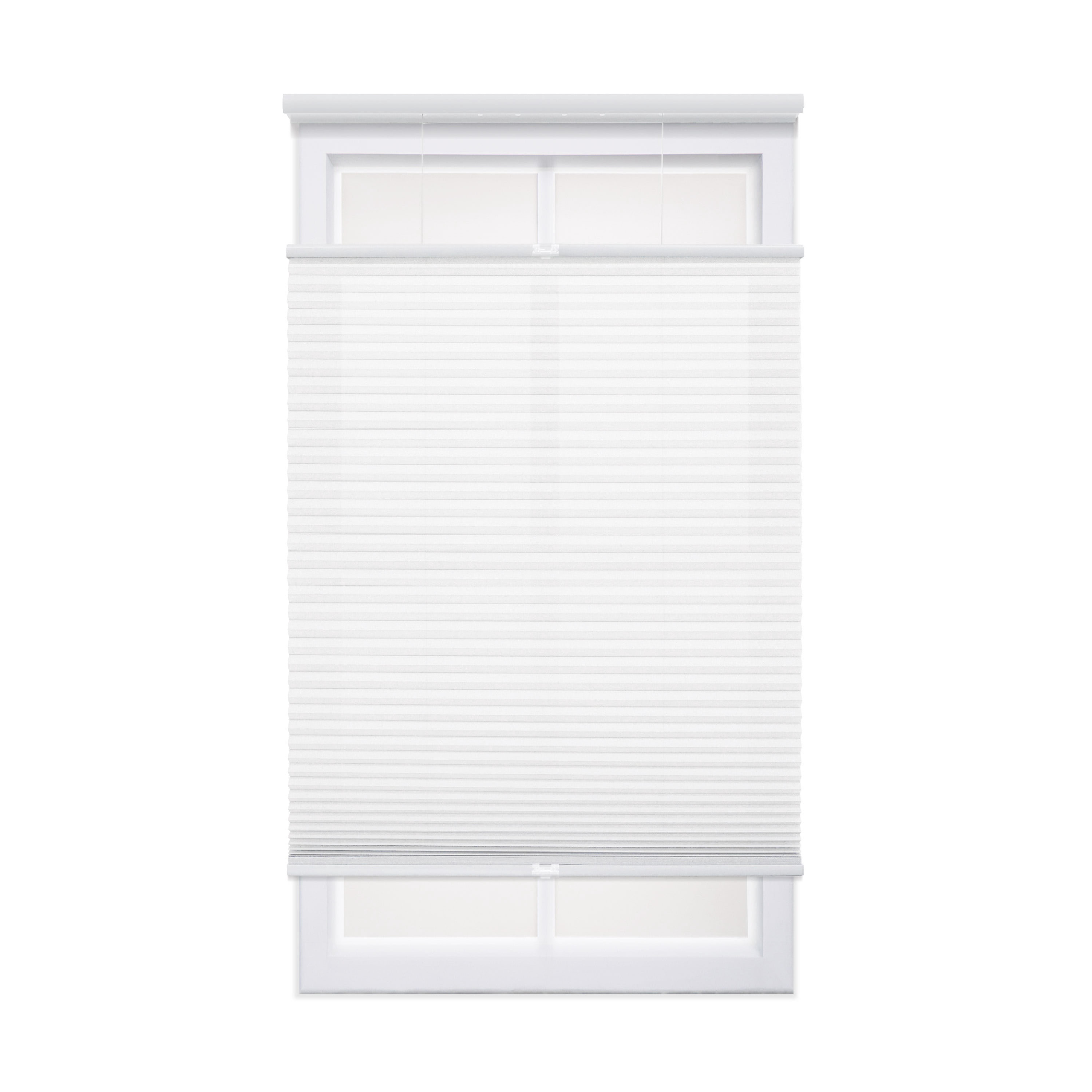 Regal Living Cordless Light Filtering Top-Down Bottom-Up Cellular Shade, White - 53.5" W x 72" L