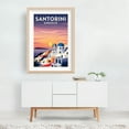 thumbnail image 6 of Vintage Santorini Illustration | Greek Island Art Print - Fira Greece Illustration Unframed Wall Art Print 5 x 7 inches, 6 of 60