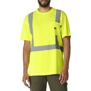 Genuine Dickies Men's Hi-Vis Long Sleeve Safety Tee with 3M™ Scotchlite™ Reflective Taping