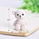 thumbnail image 4 of Figuras de oso kawaii de resina, artesanía en miniatura, adorno de jardín de hadas, casa de muñecas en miniatura, accesorios de decoración del hogar, gran oferta, 4 of 5