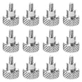 thumbnail image 1 of Kit de tornillos para prensatelas, cabeza grande, tuerca de rejilla de acero, práctico repuesto de apriete manual Longitud de rosca 5 mm, 1 of 9