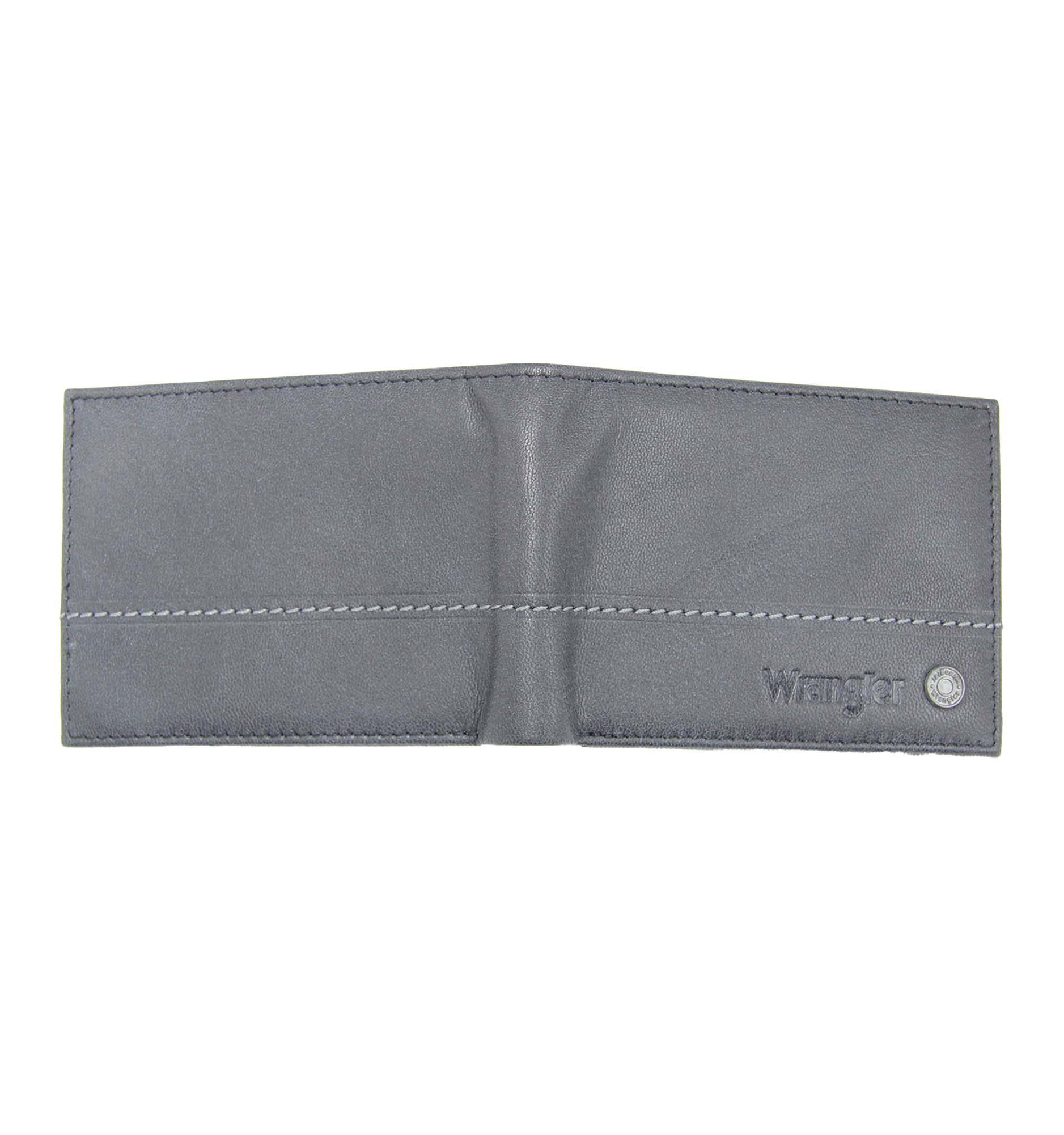 Wrangler Leather Bifold Wallet, Black photo 3