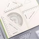 thumbnail image 5 of Conjunto de Regla Plástico Papelería Oficina Hogar Estudiante Niños Pintura Perfecl, 5 of 8