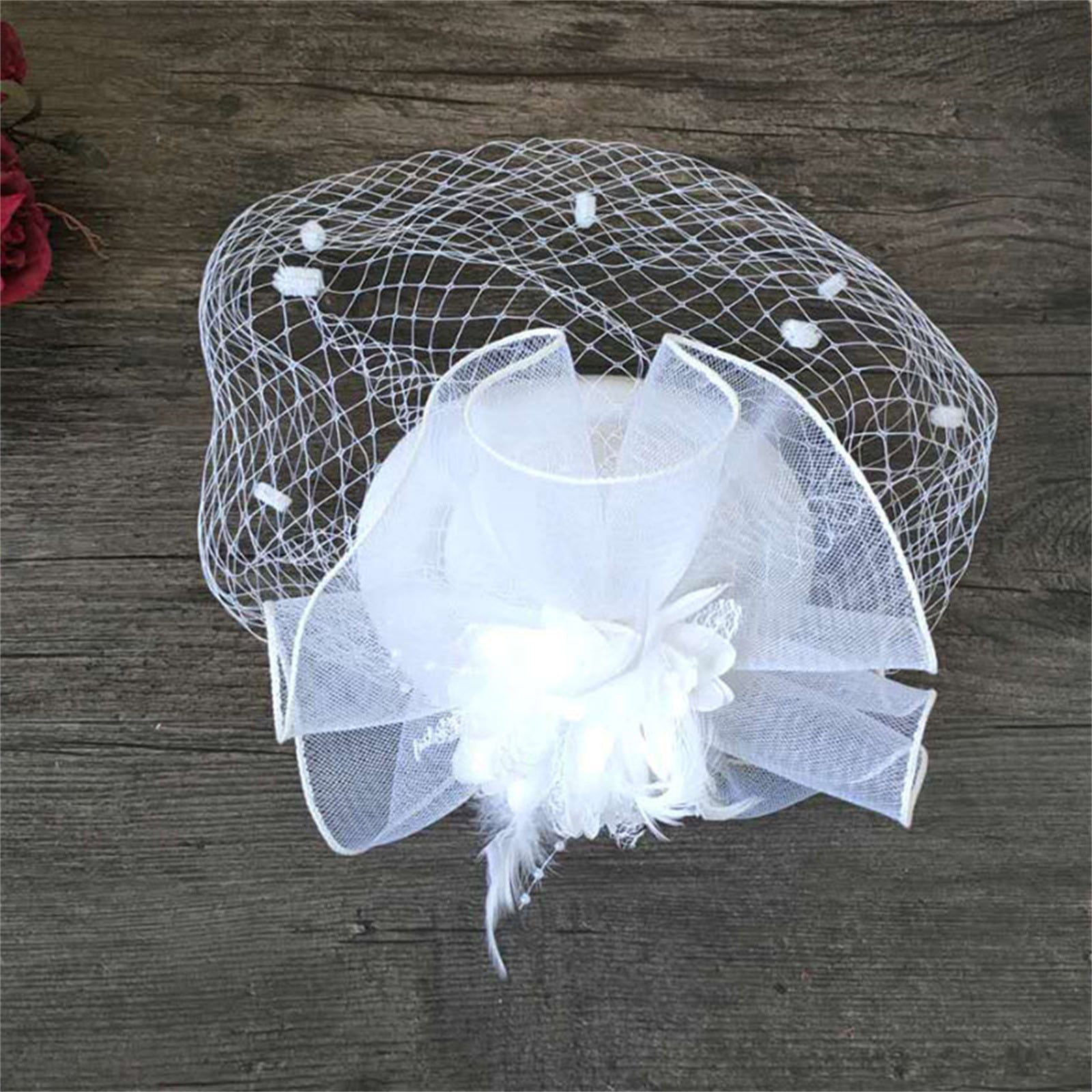 White Headband for Women Hats for Women Fascinators Womens 