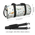 thumbnail image 4 of Fotbe Sea Creatures Pattern Foldable Sports Gym Bag with Wet Dry Pocket, Ultralight Travel Bag, Large Capacity Duffel Bag, Splash Proof Carry on Bag, Overnight Bag, Weekender Bag, 4 of 8