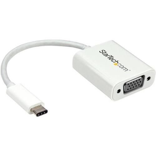 Startech.com StarTech CDP2VGAW USB-C to VGA Adapter - USB