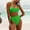 Green, variant on Womens High Waisted Swimsuits Bottom Padded Bathing Suits Bikini Sets Top Two Piece Swimwear Leopard Swimsuits for Women with Sleeves Water Aerobics Swimsuits Water Shorts 3 Piece Swimsuits for Women