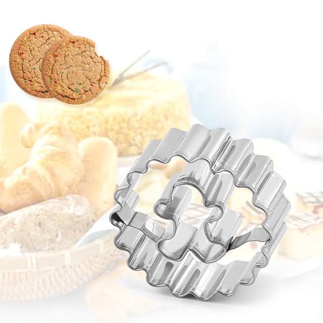 Juego de cortadores de galletas de acero inoxidable 9 Uds. juego de Navidad para cocina Hugtrwg Para estrenar