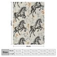 thumbnail image 4 of Orinice Aesthetic Horse Throw Blanket - Plush, Soft, Comfy, Lightweight, Warm, Fuzzy,  Blanket for Couch, Sofa, Bed, Travel, Outdoor, Home Decor for All  50x60in, 4 of 6