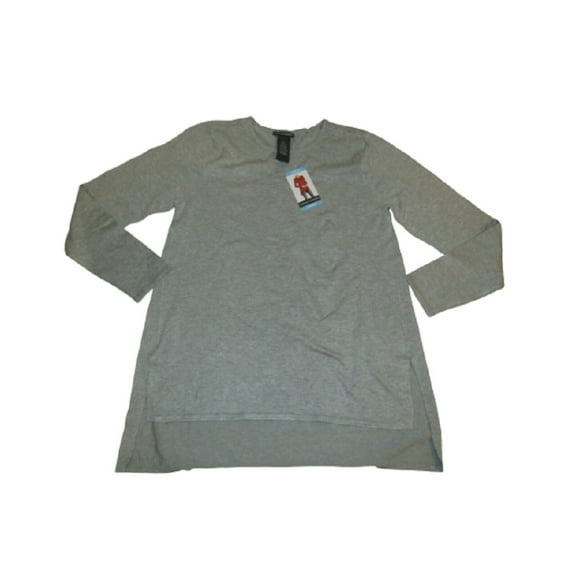 Chelsea & Theodore Womens Knit Pullover Sweater in Mist Grey Heather, Size Large