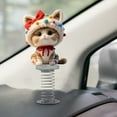 thumbnail image 4 of 3 Pcs Bobblehead Car Decor under $5! Xqxayjr Shy Kitty Bobble Cute Cats Bobblehead, 2D Flat Acrylic Shaking Car Decor, Dashboard Office Desk Ornament, Home Bookshelf Decoration, 4 of 5