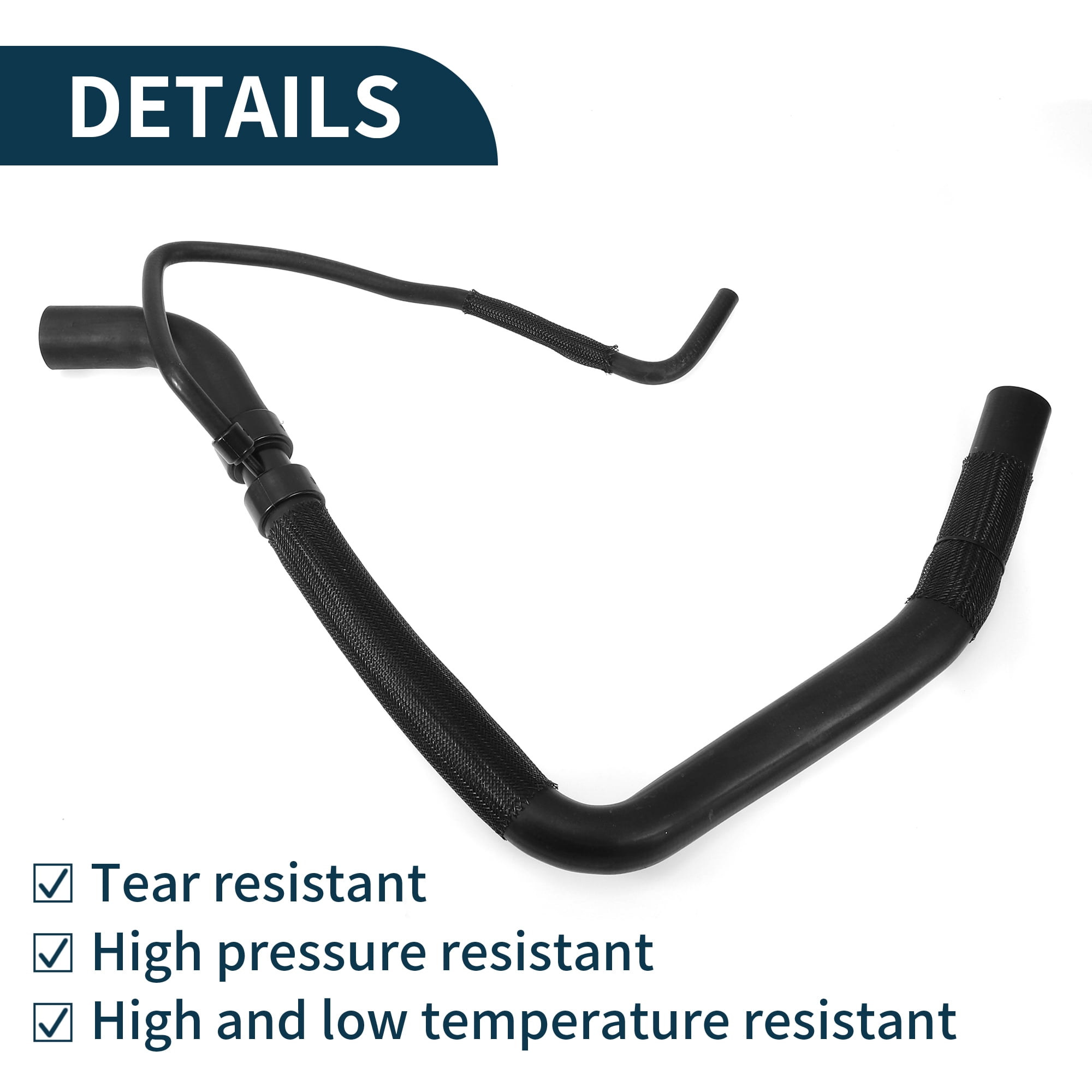 Unique Bargains Radiator Hose Heater Hose for Ford Explorer 2.3L 2016-2019 Black