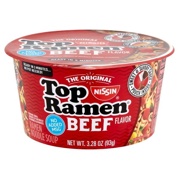 Nissin Foods Nissin Top Ramen Bowl Beef