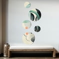 thumbnail image 3 of Designart "Harmonious Patterns in Grey II" Modern Geometric Metal Wall Art Set of 5 Piece, 3 of 5