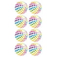 thumbnail image 1 of Intex Jumbo Inflatable Big Panel Colorful Polka Dot Giant Beach Balls (Set of 8), 1 of 4