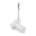 thumbnail image 1 of 1pc Fashionable Creative PVC Lipstick Leather Key Chain Pendant (Transparent), 1 of 7