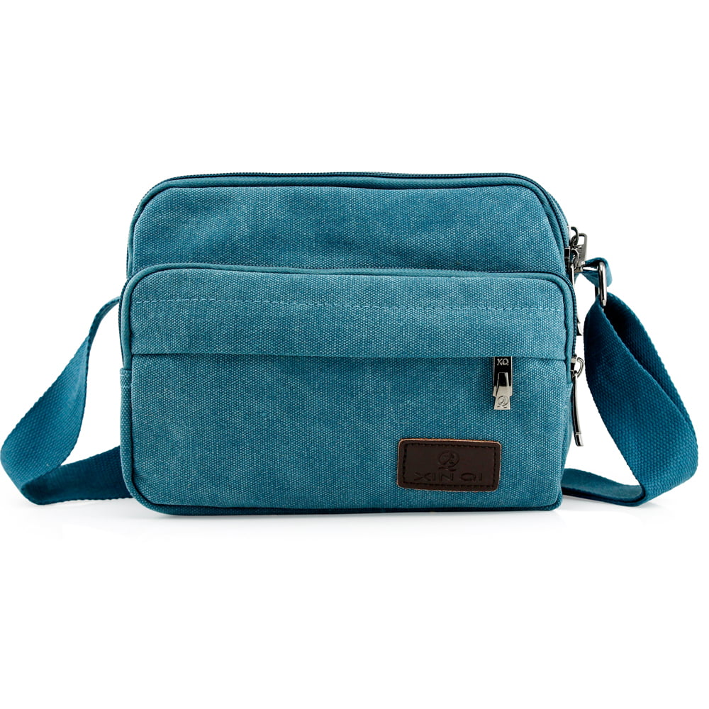 for Men Trussardi Cross-body Bag in Azure Mens Bags Messenger bags Blue 