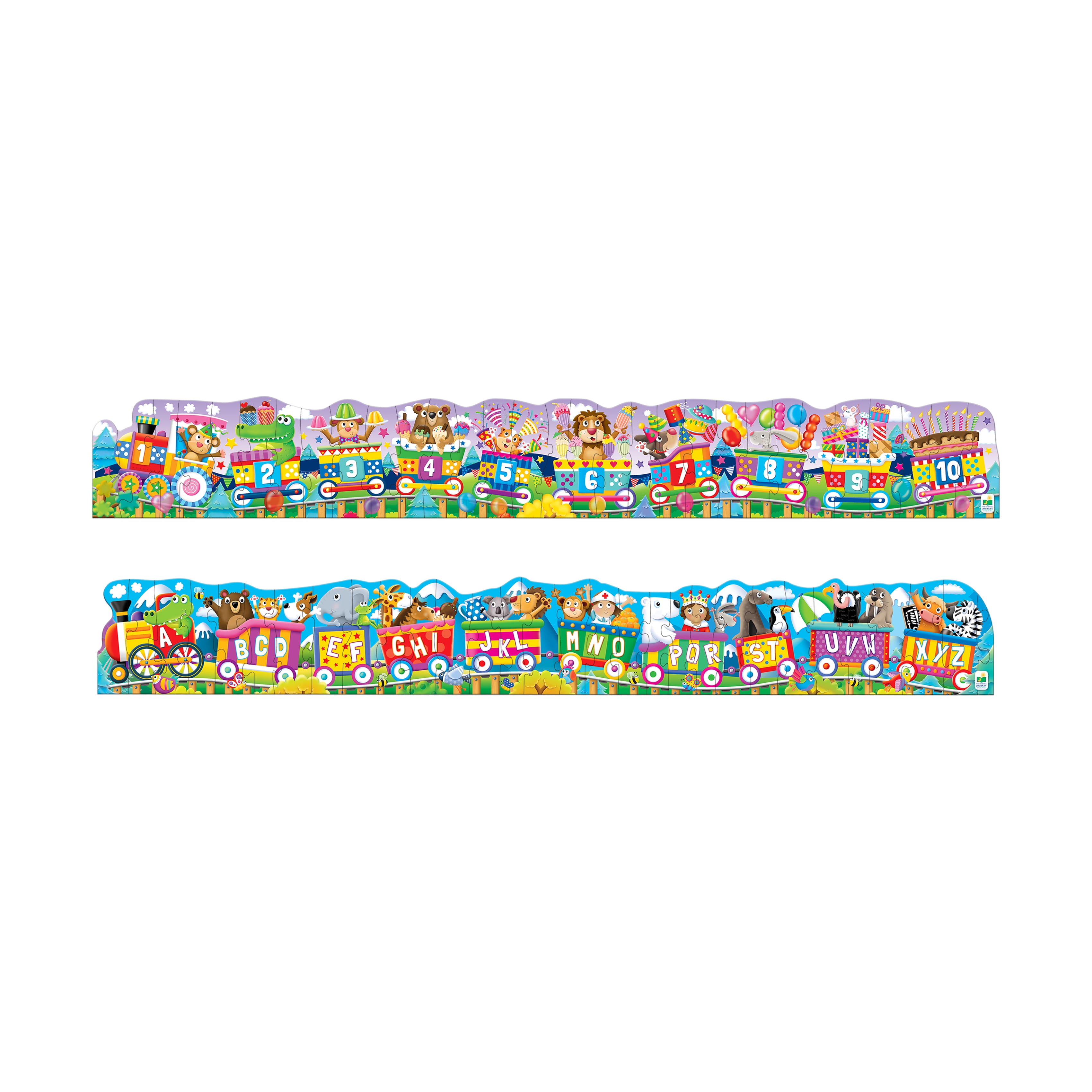The Learning Journey Puzzle Doubles, Giant ABC and 123 Train