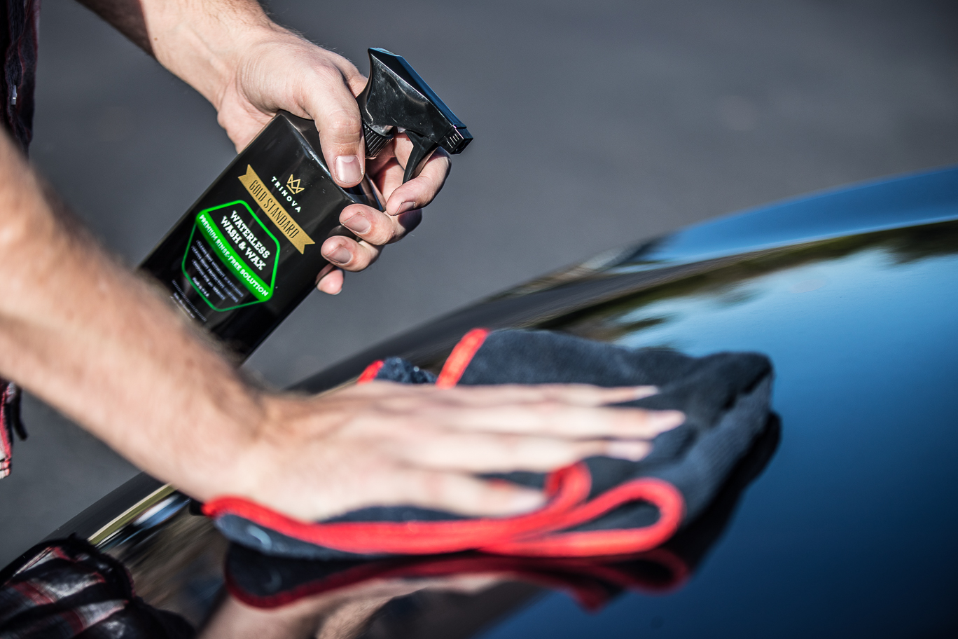 Waterless Car Wash Kit, Concentrated Formula Plus Premium Plush