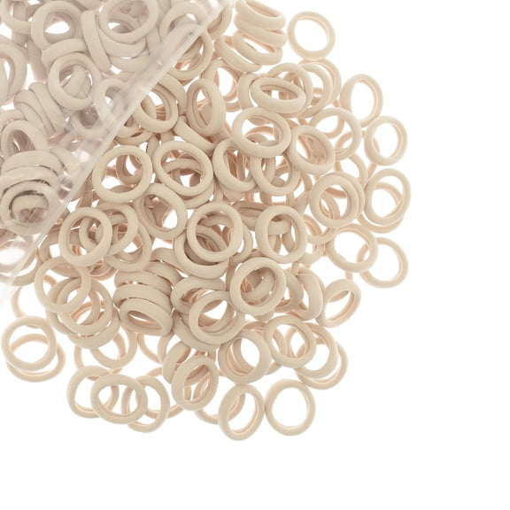 WOOMER 200 Pack Seamless Cotton Hair Ties Small Elastics