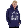 thumbnail image 3 of Like 'Em Hairy Bigfoot Legend Hoax Hoodie Sweatshirt Women Brisco Brands L, 3 of 6