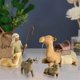 thumbnail image 2 of Willow Hand-painted Sculpture Figures, Nativity Set Shepherds and Stable Animals, 4-Pack Holiday Decorations, 2 of 5