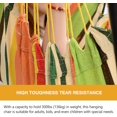 thumbnail image 3 of Hanging Hammock Chair Swing with Pocket, Max 300LBS Durable Rope Hanging Chair for Outdoor Indoor Bedroom Patio Yard, 3 of 10