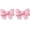 2 Pcs, variant on MYUNNIL Pink Bow Cupcake Decorations, 1" Mini Cute Flat Matte Resin Bow Themed Cake Toppers, Easy to Use Reusable Dessert Decor for Party Wedding