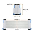 thumbnail image 2 of Uxcell jusqu'à 2 Pouces Filet de Ping-Pong Rétractable Filet de Tennis de Table Portable et Poteau de Remplacement, Gris Bleu 2 Pack, 2 of 6
