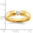 thumbnail image 2 of 14K Yellow Gold Ibgoodman Men's 1/4 Carat Diamond Complete Ringsize 10 (Width 5.17) - Jbsp, 2 of 5
